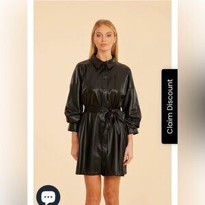 Black Leather Dress